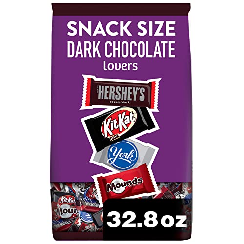 Hershey Assorted Dark Chocolate Snack Size, 32.89 oz