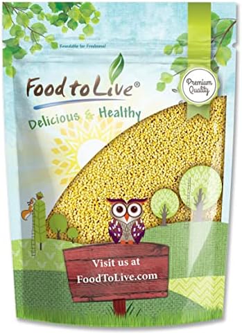 Food to Live Hulled Millet, 1 Pound