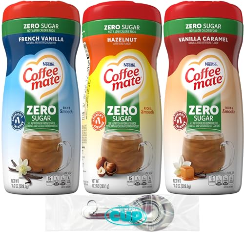 Coffee mate Zero Sugar Powder Creamer Variety, 3 Flavors