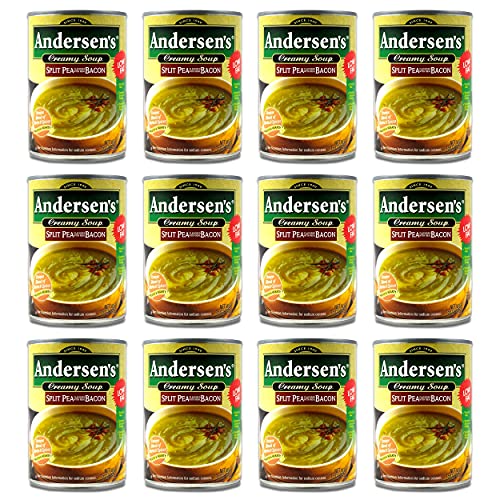 Andersen's Split Pea with Bacon Soup, 15 Oz, 12 Pack