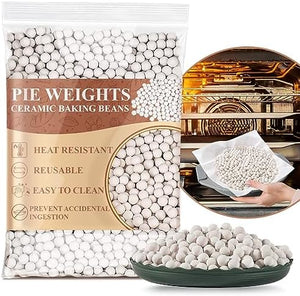 Sukh 3LB Pie Pans - Ceramic Pie Weights Baking Weights