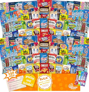 Snack Box Care Package (150) Variety Snacks