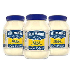 Hellmann's Real Mayonnaise, 30 Fl Oz, Pack of 3