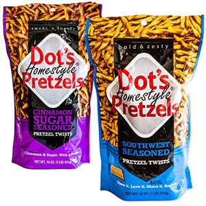 Dot's Cinnamon Sugar Pretzel Twists, 2-Pack