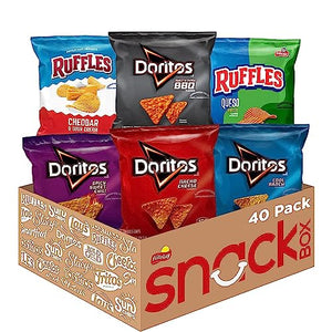 Frito Lay Ruffles and Doritos Variety Pack, 40 Pack