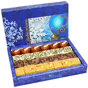 Ghasitaram Gifts Diwali Sweets, Assorted Box, 800 GMS