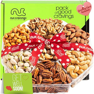 Nut Cravings Get Well Soon Nuts Gift Basket