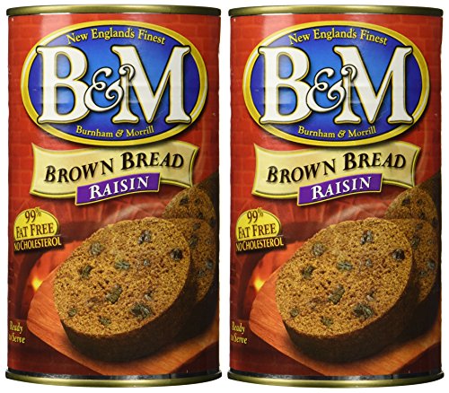 B & M Bread Brown Raisin, 16 oz, 2 Pack