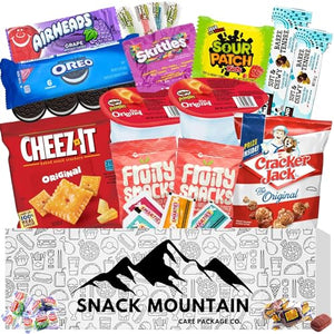 Snack Mountain Care Package 25 Count, Variety Pack