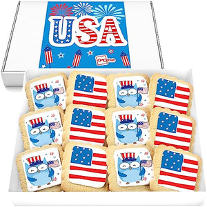 Labor Day Cookies Gift Basket, 12 Pack