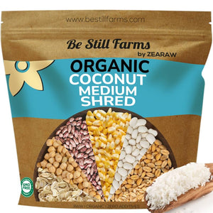 Be Still Farms Organic Shredded Coconut Unsweetened, 2.8 lb