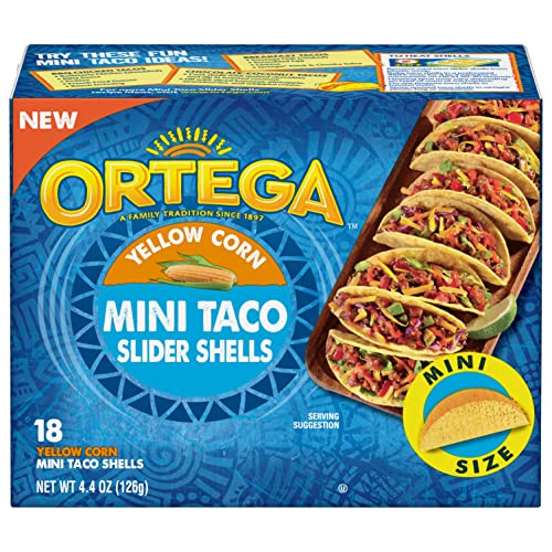 Ortega Mini Taco Slider Shells, 18-Pack