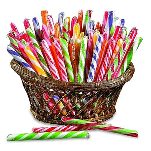 Fun Express Candy Canes Bulk Individually Wrapped - 80 Pieces