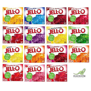 Jello Gelatin Variety Pack, 15 Flavors