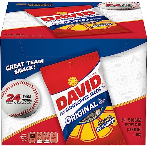 David Original Sunflower Seeds (24 Count)