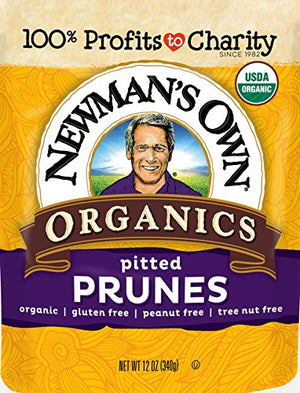 Newman's Own Organics California Prunes, 12-Ounce (6 Pack)