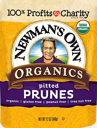 Newman's Own Organics California Prunes, 12-Ounce (6 Pack)