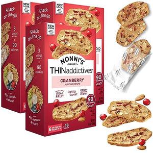 Nonni's THINaddictives Almond Thin Cookies, 3 Boxes