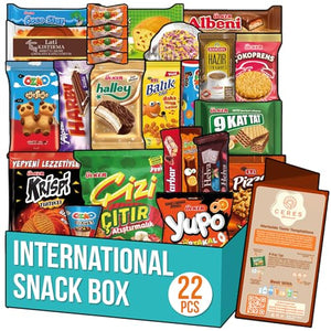 International Exotic Snack Box Variety Pack, 22 Count