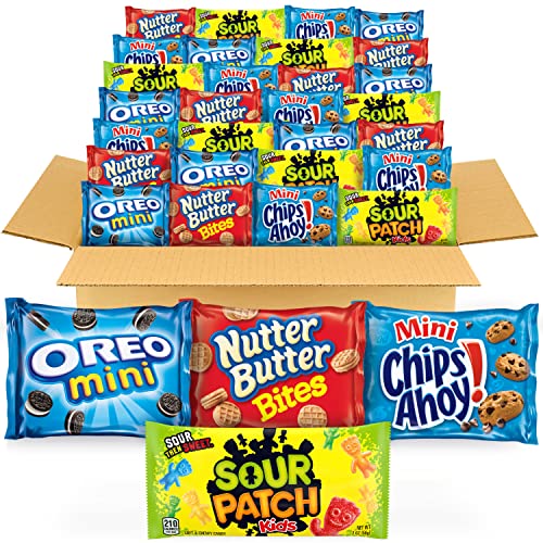 OREO & CHIPS AHOY! Mini Cookies Variety Pack, 32 Packs