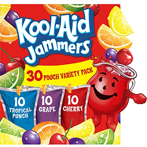 Kool-Aid Jammers Tropical Punch Variety Pack, 30 ct