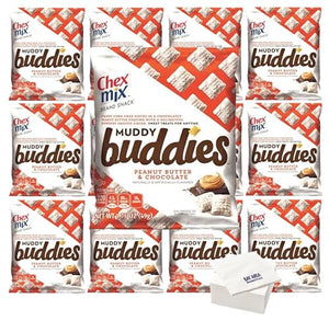 Chex Mix Muddy Buddies Peanut Butter and Chocolate, 10 Pack